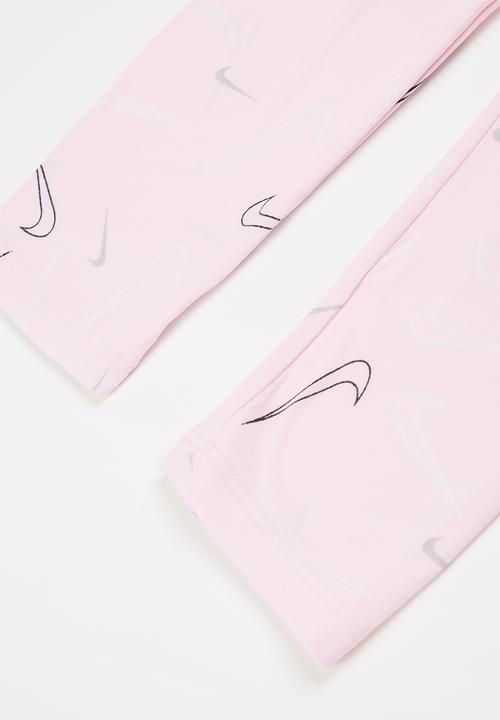 Nike - Nkg swooshfetti legging - pink foam