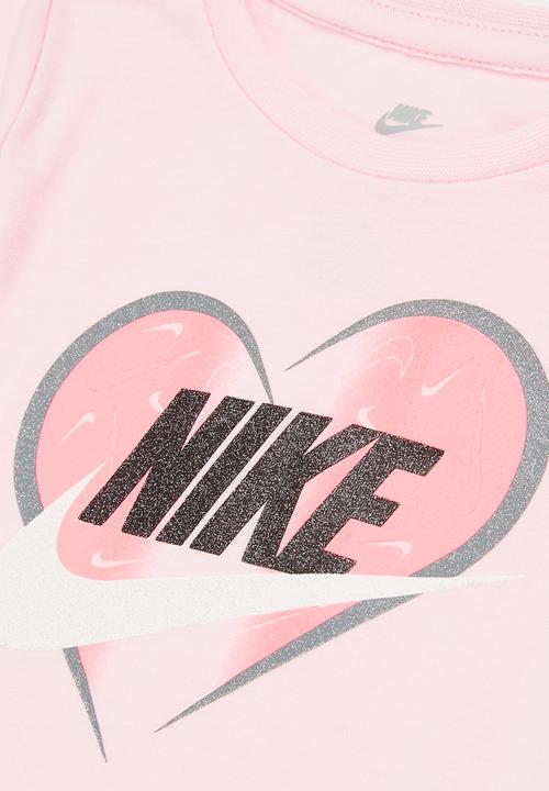 Nike - Nkg seasonal heart tee - pink foam