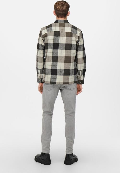 Only & Sons - Onsjosh life over shirt - licorice