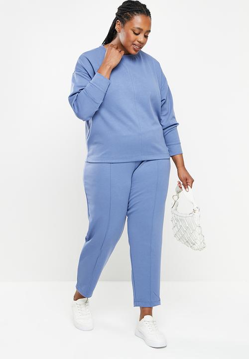 MANGO - Plus trousers amelie - medium blue