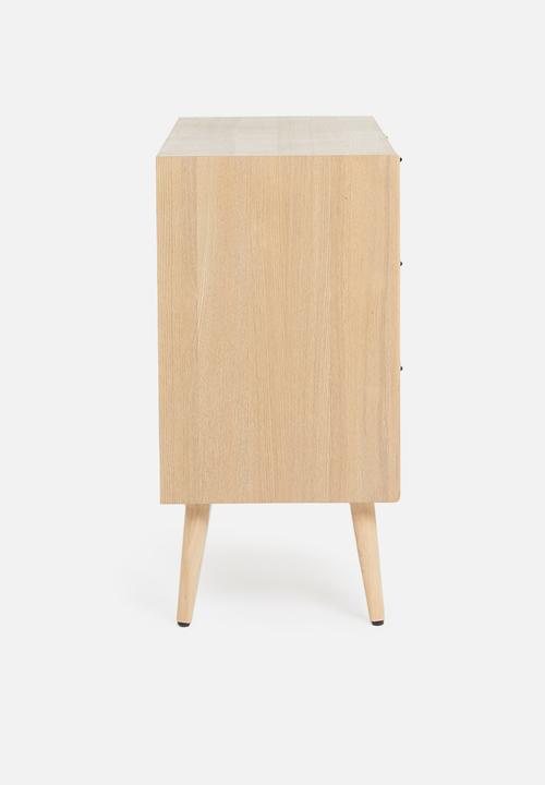 Sixth Floor - Rattan 6 drawer - natural