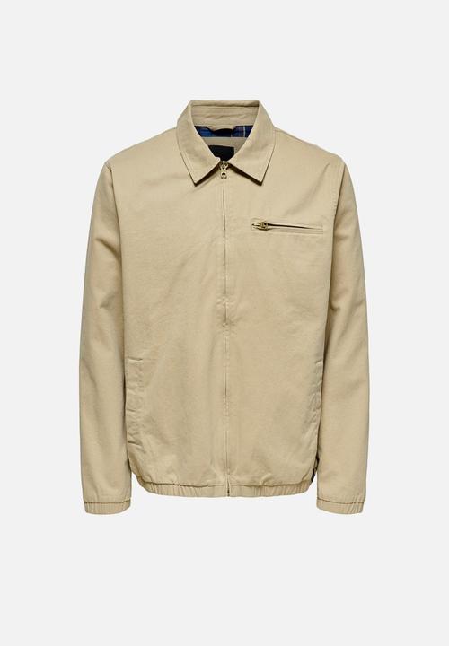 Only & Sons - Harry harrington jacket - brown
