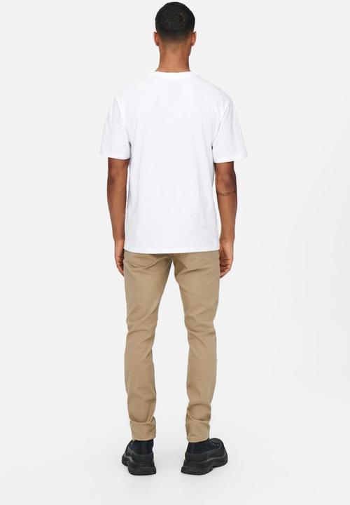 Only & Sons - Nasa rlx short sleeve tee - white