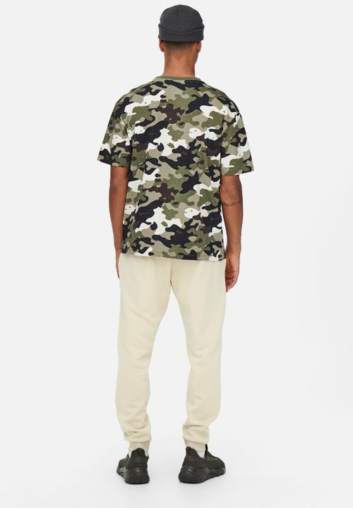 Only & Sons - Nasa rlx short sleeve tee - olive night 
