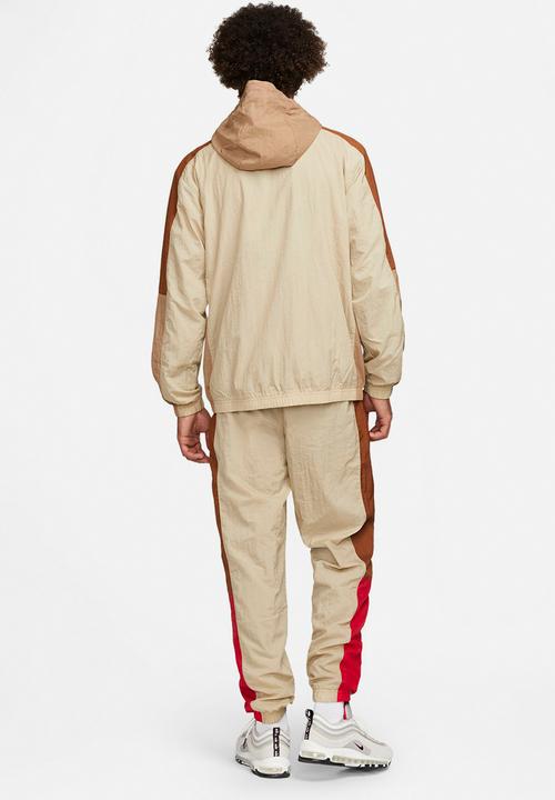 Nike - NSW Spe Woven Hooded Tracksuit - limestone