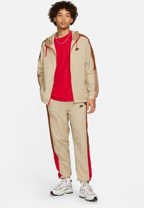 Nike - NSW Spe Woven Hooded Tracksuit - limestone