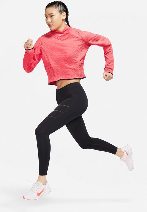 Nike - W nk tf run dvn midlayer - fusion red/black