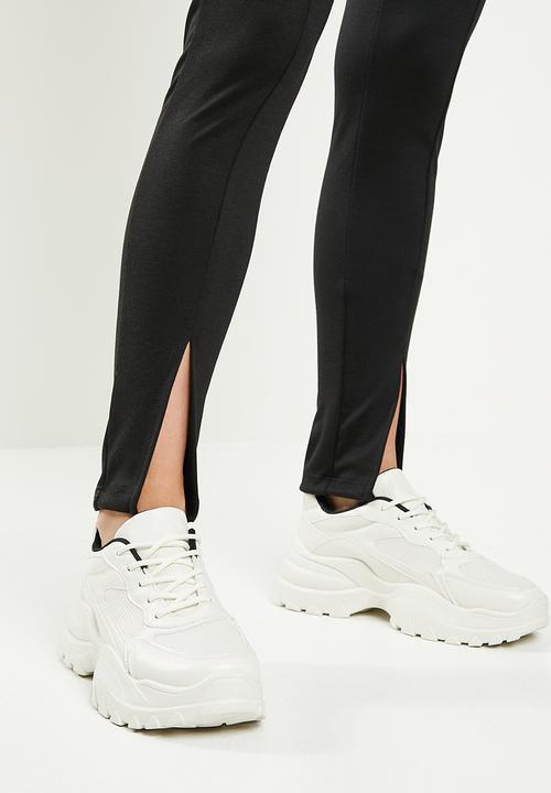 Superbalist - Maternity split hem ponti tregging - black