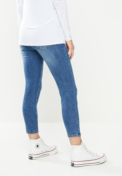 Glamorous - Maternity skinny jeans - light blue 