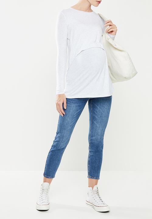 Glamorous - Maternity skinny jeans - light blue 