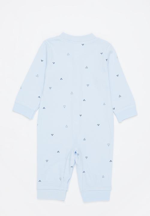 Pop Candy - Bear babygrow - blue