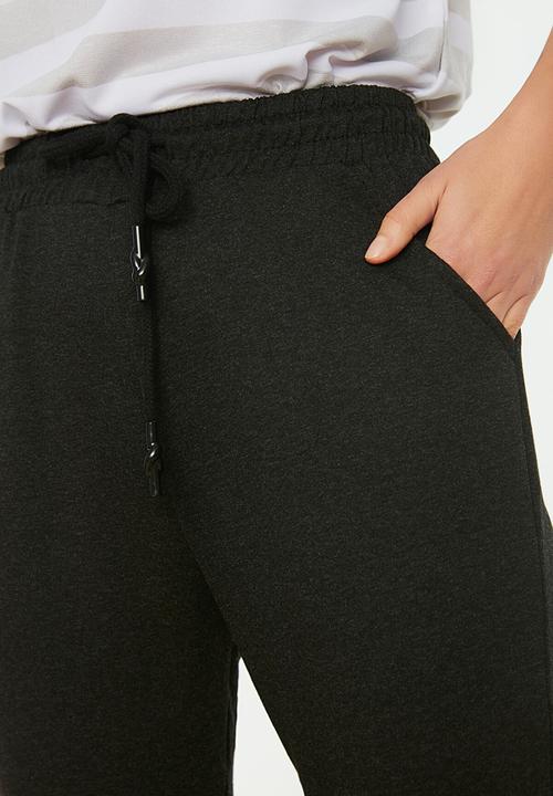 Trendyol - Basic jogger sweatpants - anthracite