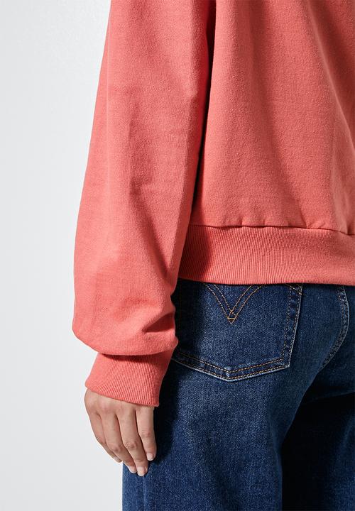 Superbalist - Crop hoodie - blush