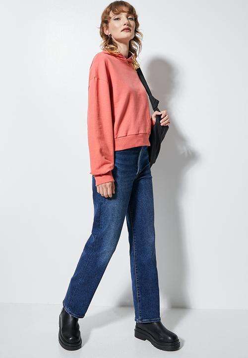Superbalist - Crop hoodie - blush