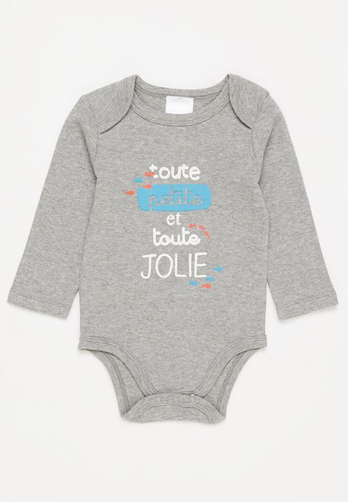 Pop Candy - Baby 3 pack elephant babygrows - multi 