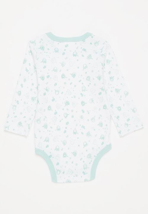 Pop Candy - Baby 3 pack elephant babygrows - multi 