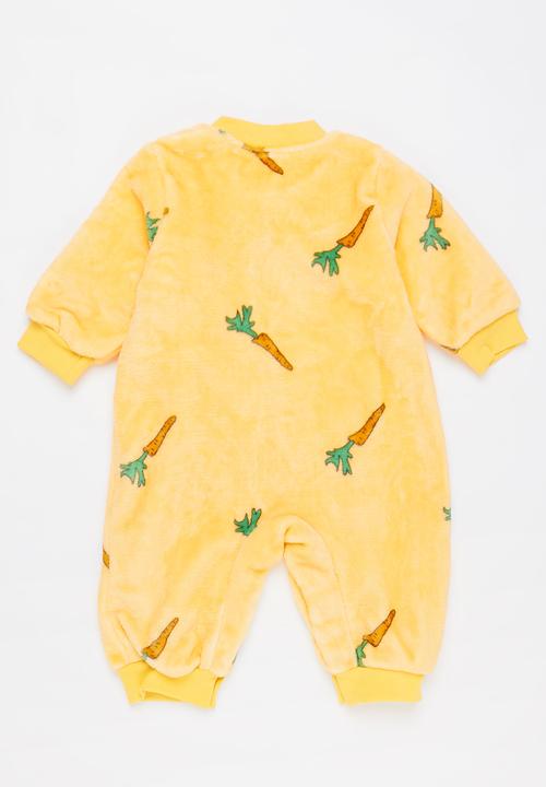 Pop Candy - Baby carrot romper - yellow