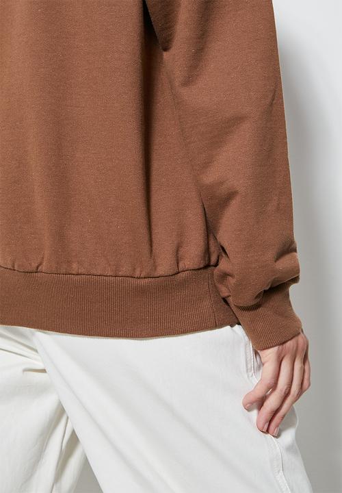 Superbalist - Crew neck sweat - choc