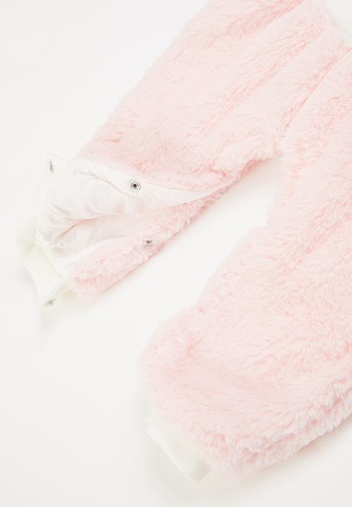 Pop Candy - Baby zip through romper - pink
