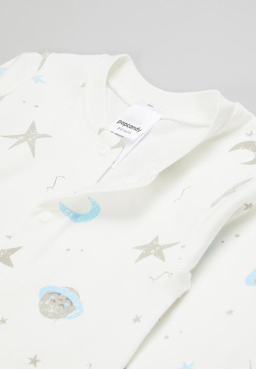 Pop Candy - Baby star print babygrow - multi 