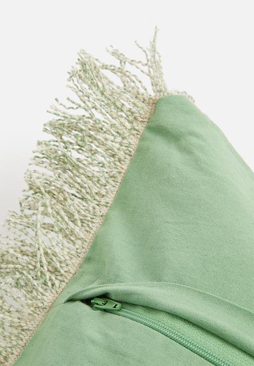 Sixth Floor - Squig cushion cover - green 