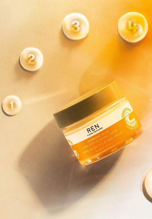 REN Clean Skincare - Overnight Glow Dark Spot Sleeping Cream