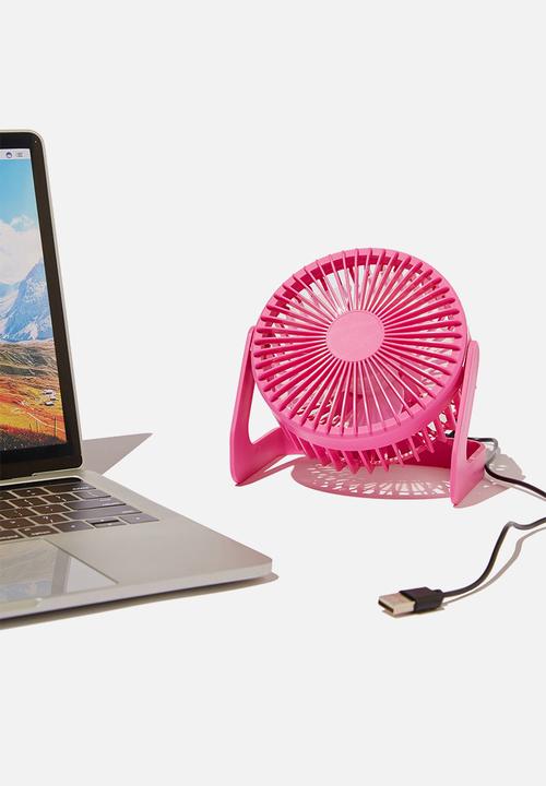 Typo - Mini fan - fuchsia