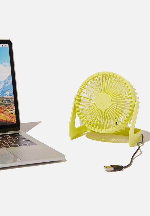 Typo - Mini fan - zest