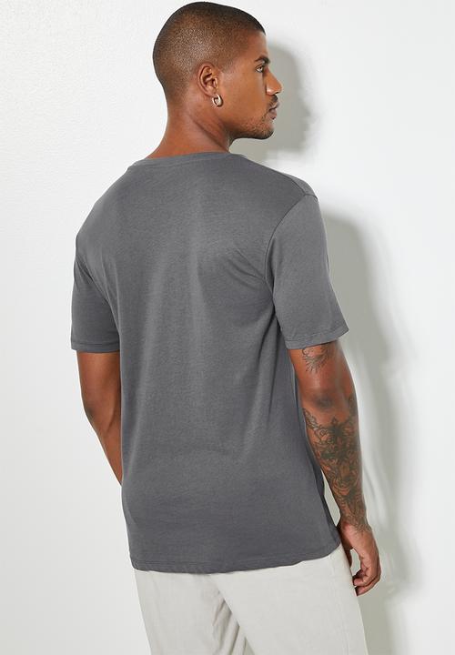 Superbalist - Nate crew neck tee - dark grey