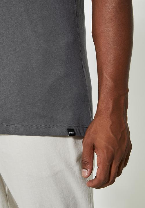 Superbalist - Nate crew neck tee - dark grey