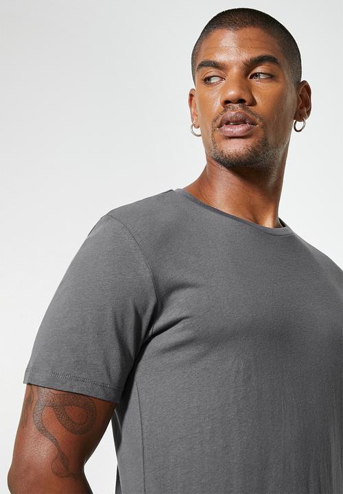 Superbalist - Nate crew neck tee - dark grey