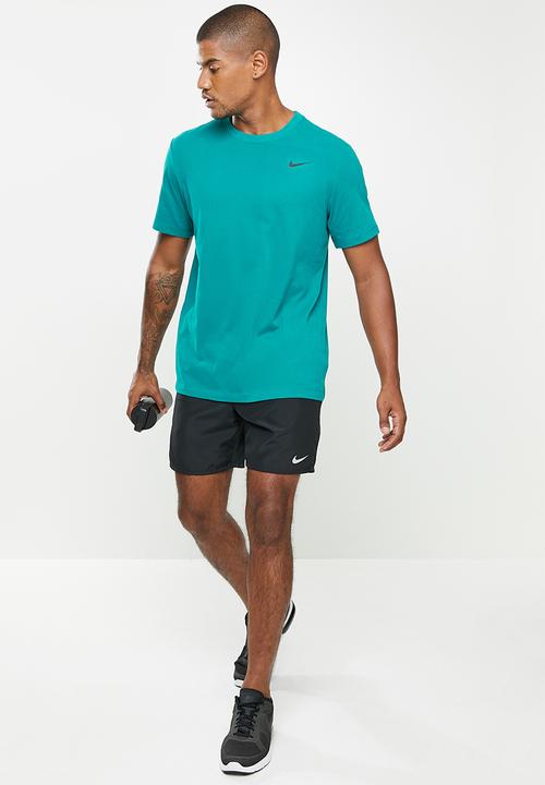 Nike - Dri Fit Crew Training T-Shirt  - bright spruce/black