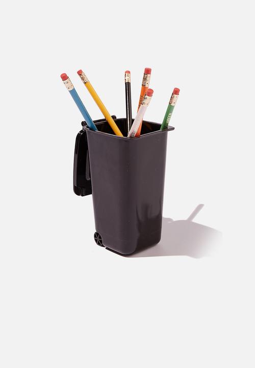 Typo - Garbage guts mini wheelie bin - black