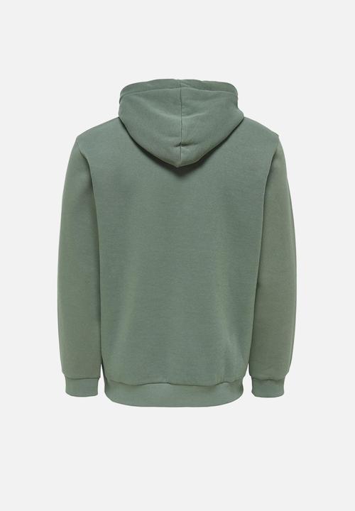 Only & Sons - Onsceres life hoodie sweat noos - castor gray