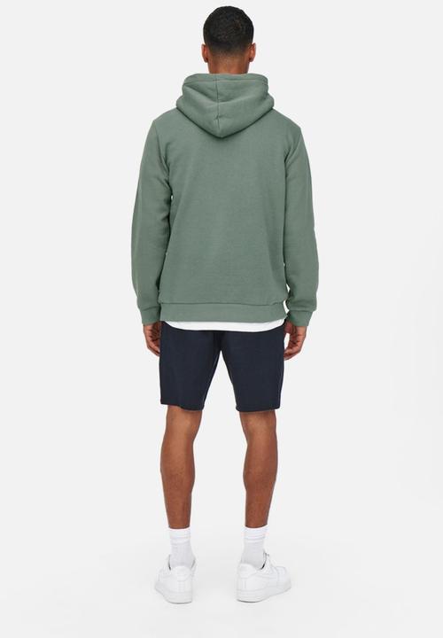Only & Sons - Onsceres life hoodie sweat noos - castor gray