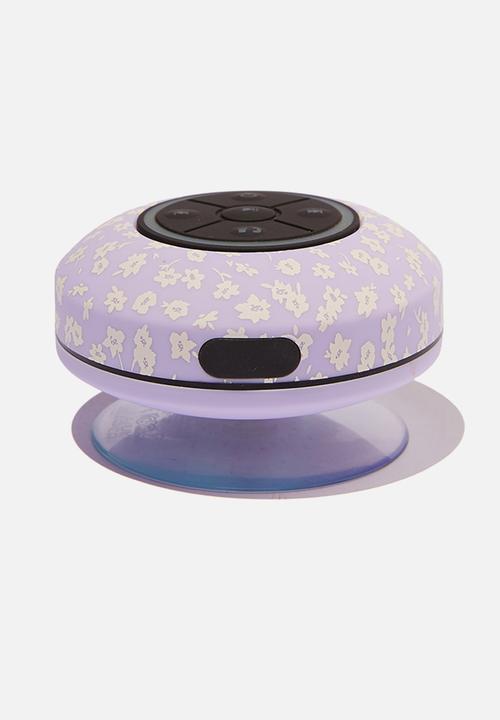 Typo - Led shower speaker - dulcie ditsy lilac 