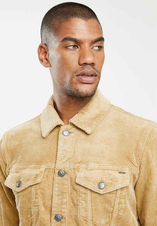 Only & Sons - Coin corduroy trucker jacket - incense