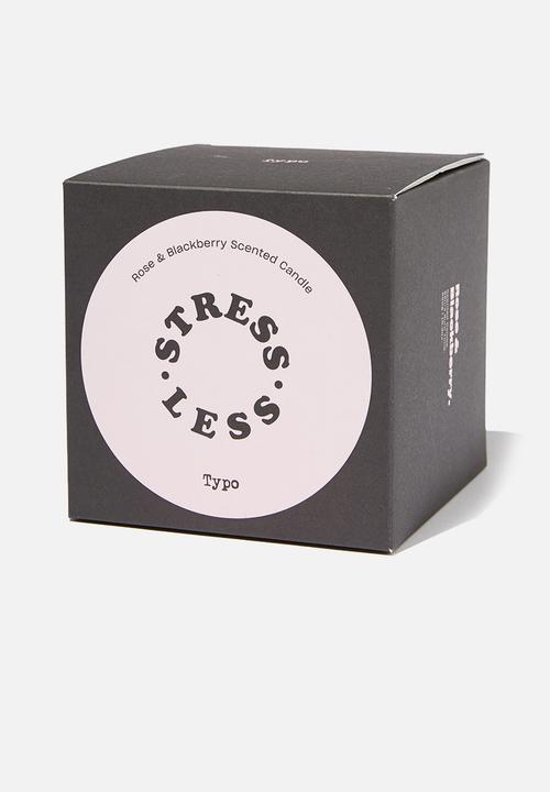 Typo - Baller candle - whisper pink stress less