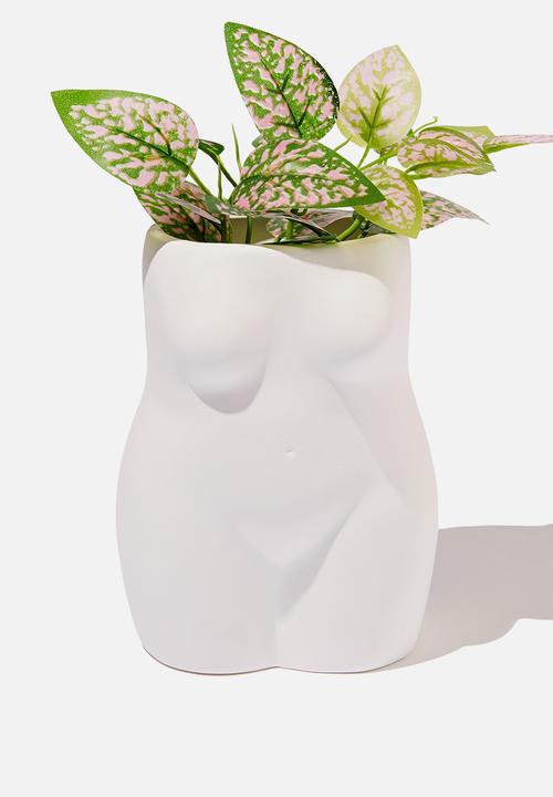 Typo - Body shaped planter - white body!