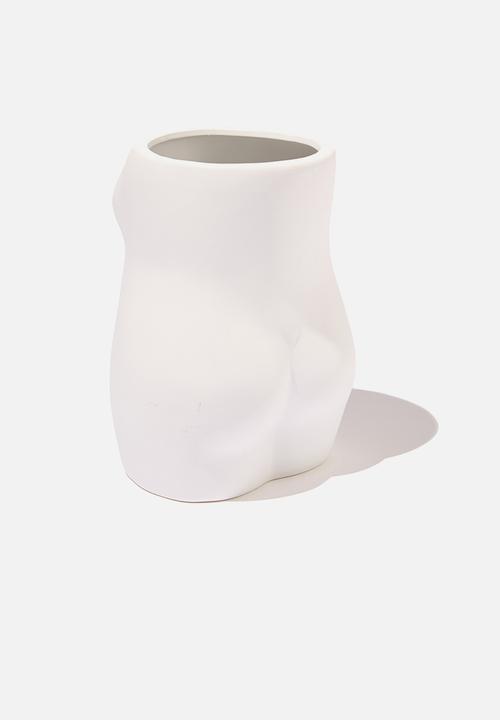 Typo - Body shaped planter - white body!