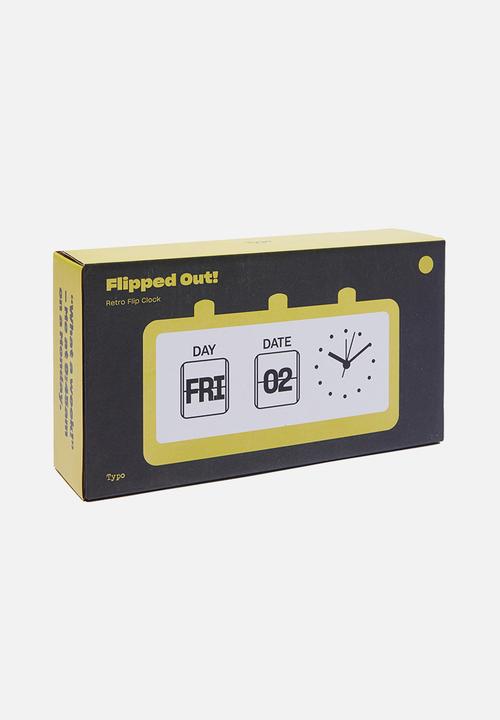 Typo - Retro flip clock-zest