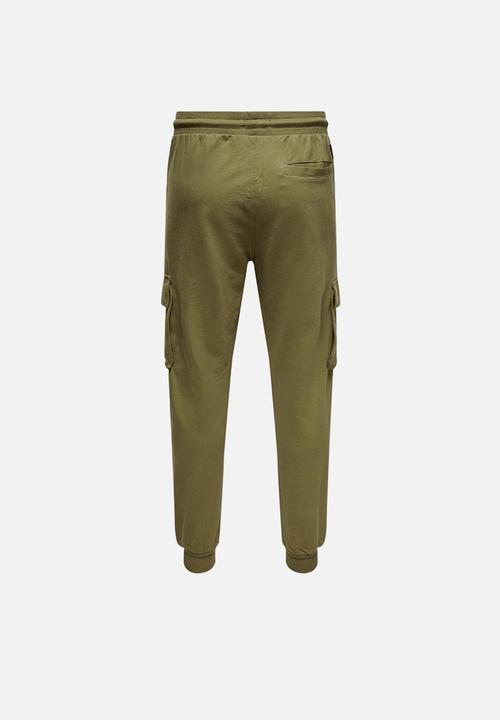 Only & Sons - Onskian life kendrick cargo  pant - olive night