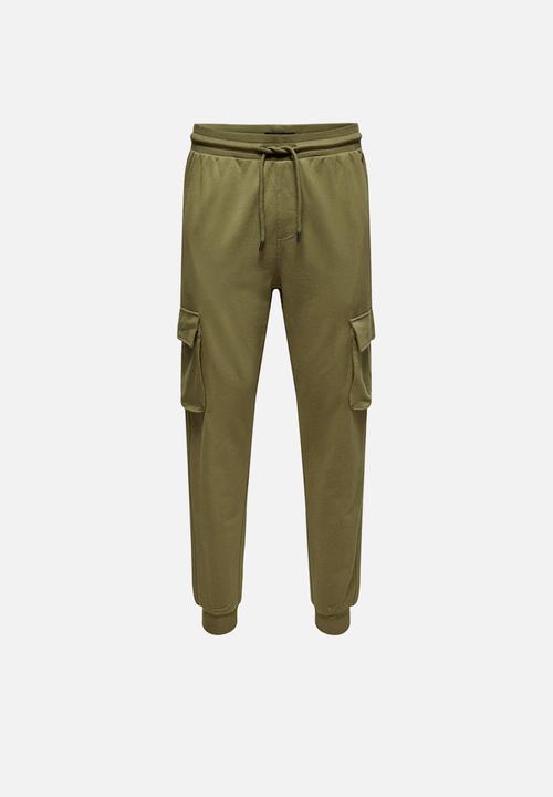 Only & Sons - Onskian life kendrick cargo  pant - olive night