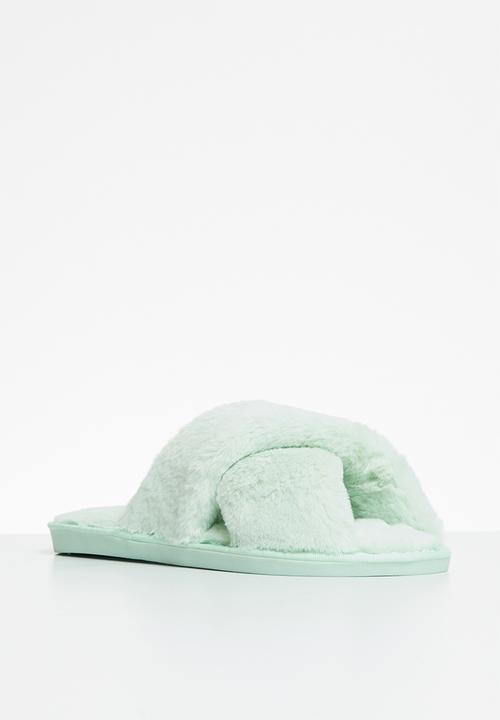 dailyfriday - Rockabye crossover strap slipper - mint