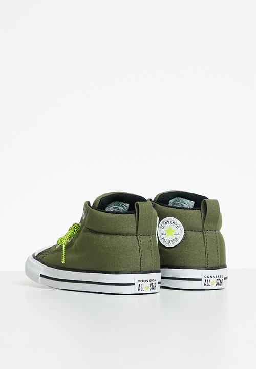 Converse - Chuck taylor all star street mid - field surplus/lime twist/black