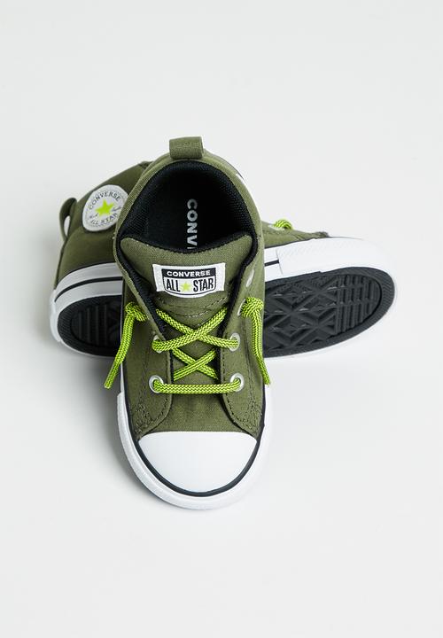 Converse - Chuck taylor all star street mid - field surplus/lime twist/black