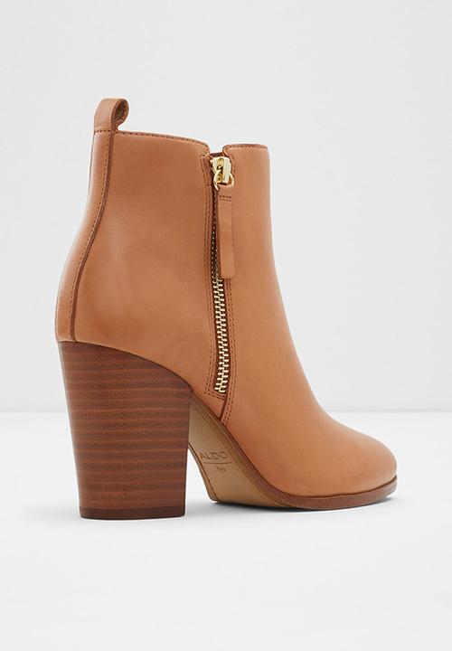 ALDO - Noemieflex leather boot - dark beige