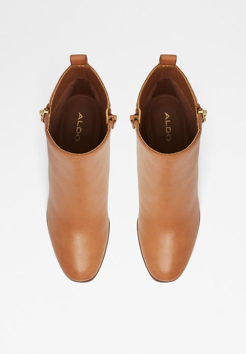ALDO - Noemieflex leather boot - dark beige