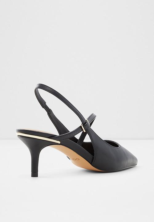 ALDO - Iluka leather heel - black