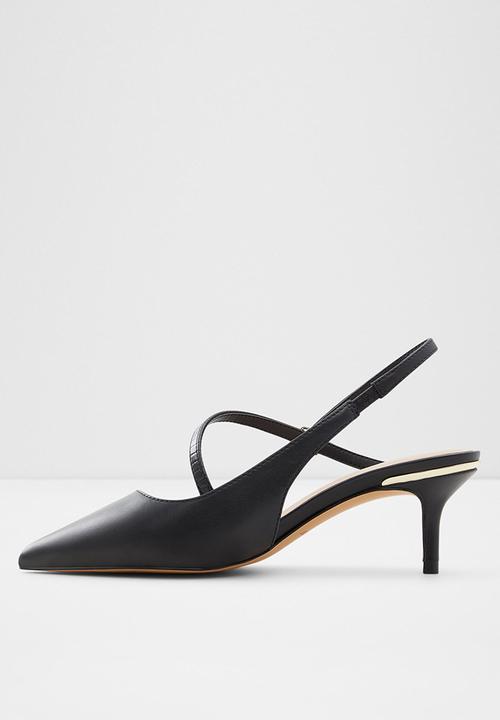ALDO - Iluka leather heel - black